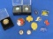 Lot of Tack Pins & 1 Charm: VFW, Service Awards, GOP, Girl Scout & more