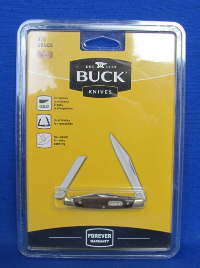 Buck Folding Knife 375 Deuce – New in Package – 2 5/8” Closed