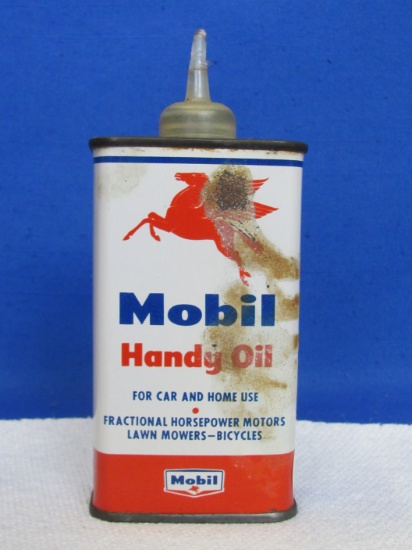 Mobil Handy Oil Tin – 5” tall – Made in USA