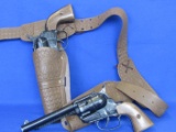 Pair of Mattel Fanner 50 Cap Gun Pistols with Plastic Belt & Holsters – Guns are 10 1/2” long