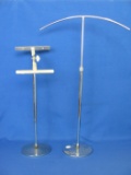 2 Metal Display Stands – 1 is Slightly Expandable – Shown at 20” tall