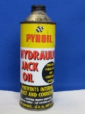 Pyroil Hydraulic Jack Oil Tin – Cone Top – Made in USA – 7 1/2” tall