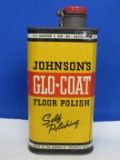 Johnson's Glo-Coat Floor Polish Tin – Copyright 1937 – 6 1/2” tall