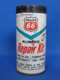 Phillips 66 Rubber Repair Kit Tin – 4 1/4” tall – Made in USA