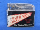 Advertising Lighter “Silver Ray Picture Tube – Ackermann Radio Sales” Made in Japan