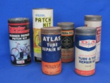 6 Rubber Patch Kits: Victor, Perma-Tite, Atlas, Durkee Atwood, Hodgman, Popular Mechanics  – Tallest