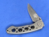 Stainless Steel Folding Knife – Marked “XPG X-Treme Performance Gear – 4 3/8” folded