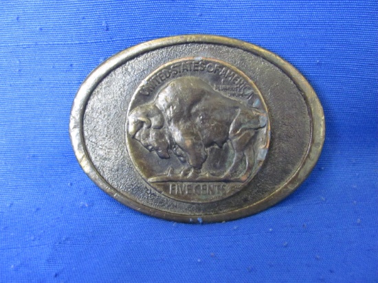 Buffalo Nickel Belt Buckle