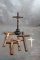 6 Vintage Religious Crucifex Cross - Wood, Celluloid, Brass Jesus, Burwood