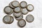 Lot of 14 D. J. Wright 5 Cent Trade Tokens Dated 1898 Bi-Metal
