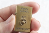 1943 - 1963 Women's Marines 20th Anniversary Miniature Lighter Globe Eagle