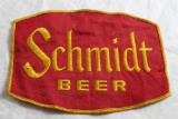 Vintage LARGE Embroidered SCHMIDT BEER Jacket Patch 7