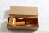 Vintage Buescher Sweet Hickory Souvenir Pipe ROCHESTER MINNESOTA in box