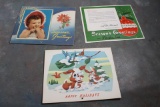 3 Vintage Advertising Calendars 1948 Wayne Feeds, Ellsworth, Iowa, 1954 Gamble