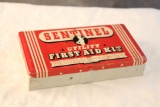 Vintage Sentinel First Aid Kit with Contents as Shown