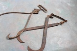 Pair of Antique Ice Tongs Adv. Certified Ice Co. PH: RIV 1900