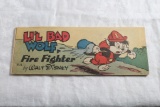 1951 Walt Disney LI'L BAD WOLF FIRE FIGHTER Comic Book