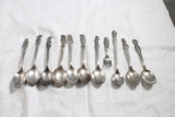 11 Cartoon Cereal Premium & Dionne Quintuplets Silverplate Spoons Howdy Doody,