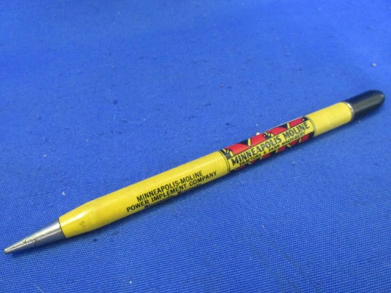 Vintage Mech. Pencil Minneapolis Moline Tractors & Farm Machinery “Built to do the Work”