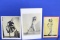 Lot of 3 Vintage Photos – Women in various poses – look like reproductions – As shown