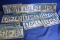 Lot of 12 Minnesota License Plates – 5 Pairs – Tabs from 1989 to 2013 – As shown