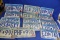 Lot of 15 Minnesota License Plates – 7 Pairs – Tabs from 1989 to 2007 – As shown