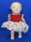 Vintage Campbell's Soup Girl Doll – 10” tall, made of Vinyl