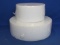 2 Styrofoam Circles for Crafts: 11 3/4” & 8” in diameter – Cake Forms