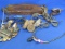 Mixed Lot of Hardware: Pulls, Handles, Hinges – Some are wood