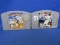 2 Nintendo 64 Game Pak Cartridges: Star Wars Rogue Squadron, All Star Baseball 99