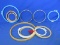 10 Assorted Embroidery Hoops – All Good condition – Used – Appx 10” -4” Diameters