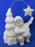 Department 56  5” Tall – Snow baby playing a lute under a star