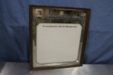 Charles Lefranc Cellars Dry Erase Advertising Framed Mirror – 21 1/2” x 19 1/2”