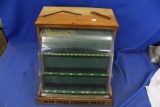 Vintage Tools Store Display Case “ Hanson High Sped Jobber Drills”  - Wood & Plastic