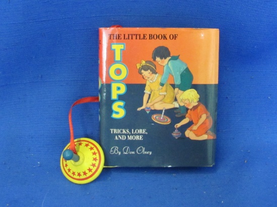 1993 The Little Book of Tops With Wood Top Book Marker