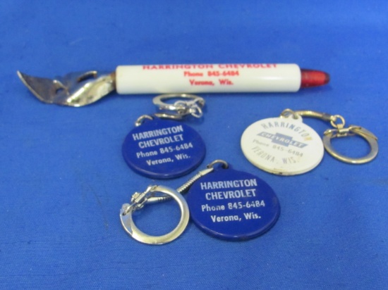 Harrington Chevrolet Dealership Keychains & Can/Bottle Opener