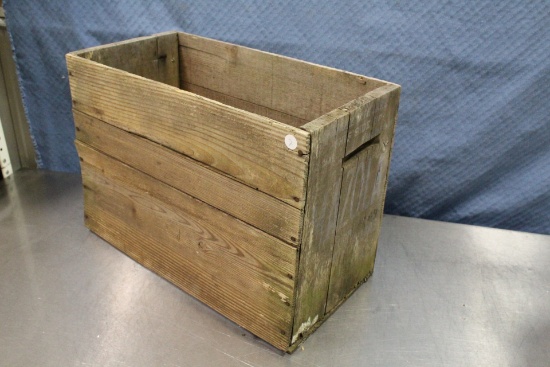 Wood Crate – 21 3/4” L x 10” W x 14 1/2” Tall