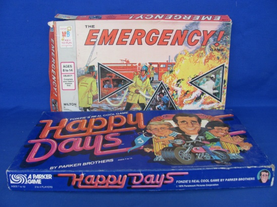 2 Vintage Games: 1976 Happy Days & 1973 The Emergency Game