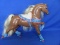 Vintage 1982 Barbie Horse – Blue Jean Denim Accessories – stands 10 1/2” tall