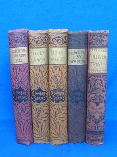Lot of Hardcover Books – Look great on a shelf – Gulliver's Travels, Mystery of a Hansom Cab
