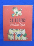 Vintage Children's Writing Paper by Whitman Publishing – Cute Animals