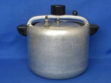 Small Vintage Ekco Aluminum Pressure Cooker – 7 1/2” in diameter