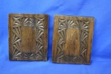 2 Pieces of Wood Molding – 5 1/2” x 4 1/2” x 7/8” - Have nail holes in one end