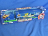 Winner's Circle Nascar Jimy Johnson #48 Trailer Rig – Appx 14” L – Sealed Box