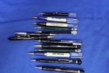 13 Vintage Mechanical Pencils with Advertising “gimmicks” - All in Good condition