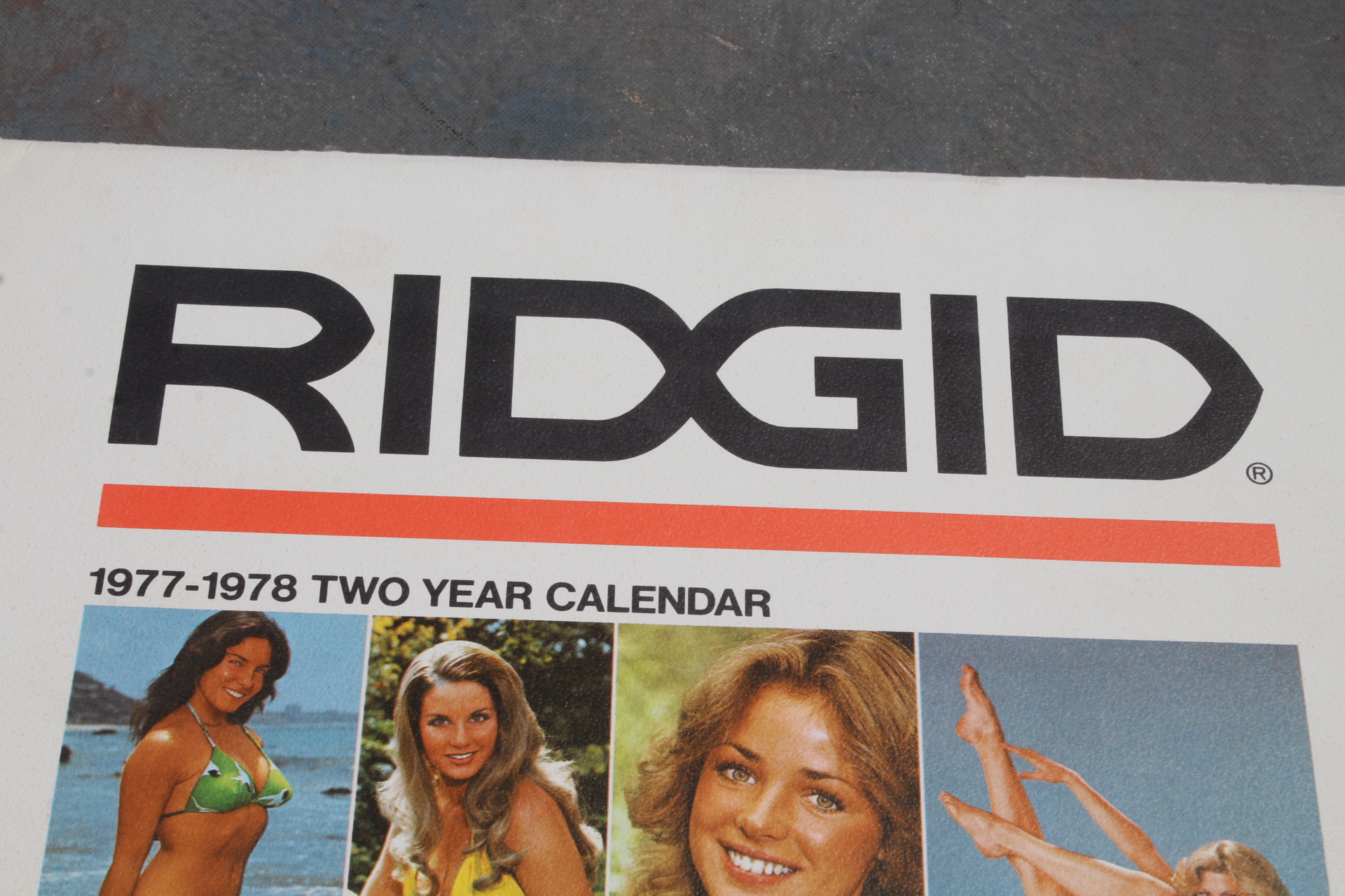 1977-1978 Ridgid Tool Company 2 Year Pin-Up | Proxibid