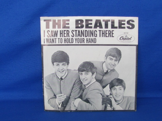 The Beatles 45 Record – I Saw Her Standing There & I Want to Hold Your Hand