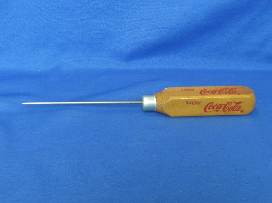 Enjoy Coca Cola Wood Handle Ice Pick