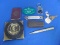 Mixed Lot of Advertising: Ford Coin Holder, Mechanical Pencil Waseca – Hone, Notebook