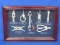 Framed Display of Nautical Knots – Wood Frame is 11 3/4” x 8”